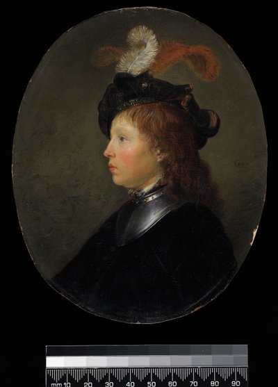 Portrait of a Young Man by Gerrit Dou